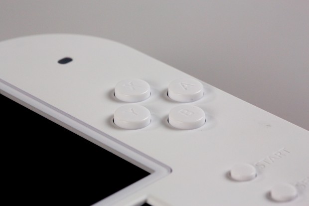 Die Aktionsknöpfe des Nintendo 2DS